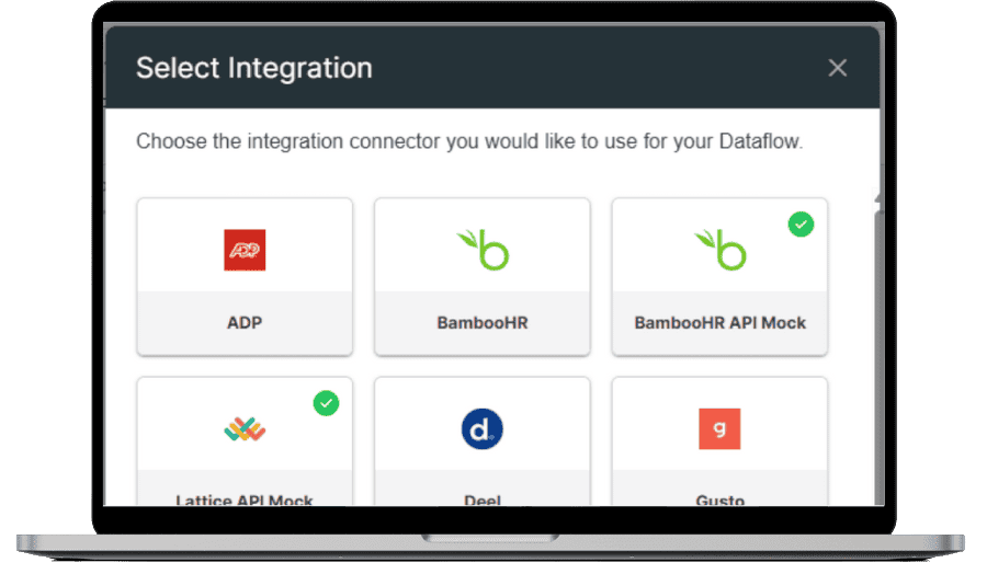 Performance management metrics screenshot.