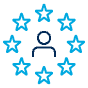 Key icon representing data encryption.