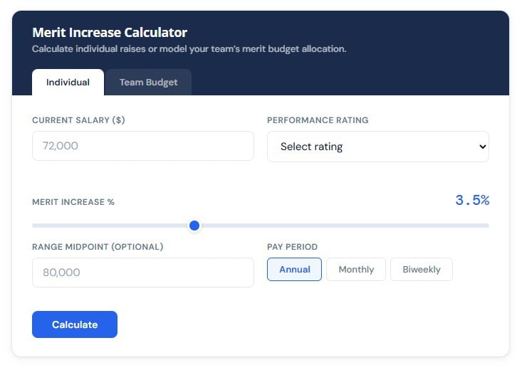 Merit Increase Calculator: Calculate Raises by Performance Rating