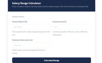 Salary Range Calculator: Min, Max, Midpoint & Compa-Ratio